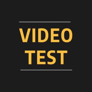 Video test banner